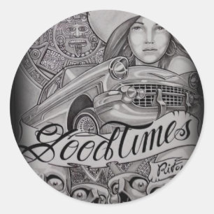 Sticker Rond arte