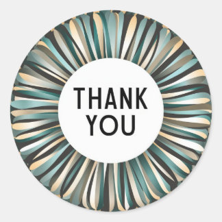 Sticker Rond Artisanat & Fournitures de la fête Design autocoll