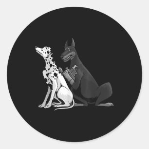 Sticker Rond Artiste De Tatouage cool Pour Hommes Femmes Enfant