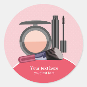 Sticker Rond Artistes maquillage