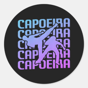 Sticker Rond Arts martiaux de Capoeira