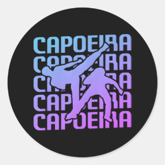 Sticker Rond Arts martiaux de Capoeira