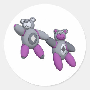 Sticker Rond as de diamants