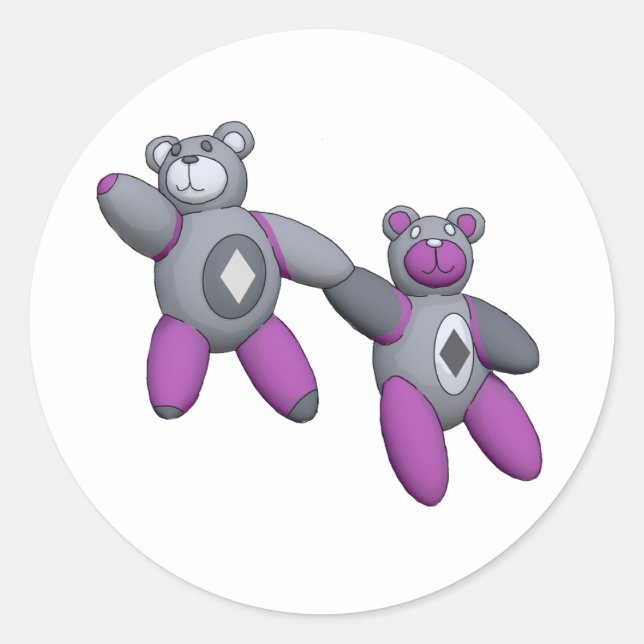 Sticker Rond as de diamants (Devant)