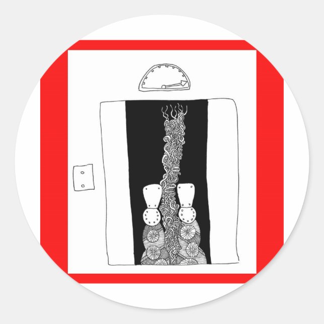 Sticker Rond ascenseur (Devant)