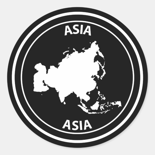 Sticker Rond Asia (Devant)