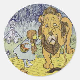 Sticker Rond Assistant d'Oz