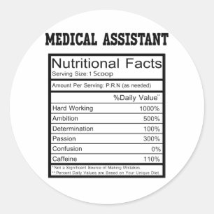 Sticker Rond Assistant Médicale