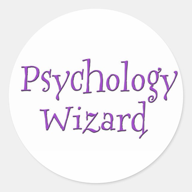 Sticker Rond Assistant Psychologie (Devant)