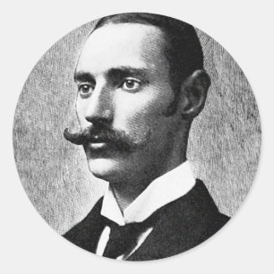 Sticker Rond Astor IV ~ John Jacob Inventeur capitaliste