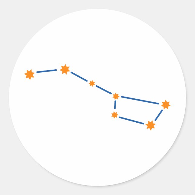 Sticker Rond astronomie-ours-grand-2 (Devant)