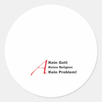Sticker Rond atheist