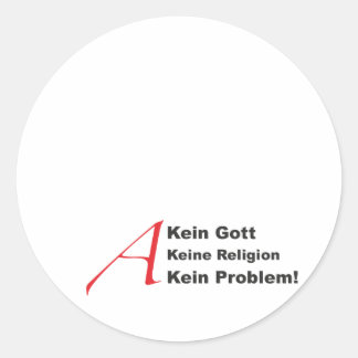 Sticker Rond atheist