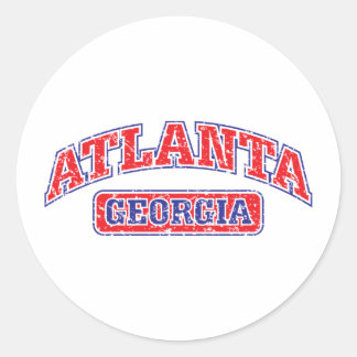 Sticker Rond Atlanta Athletic
