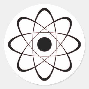 Sticker Rond atomique