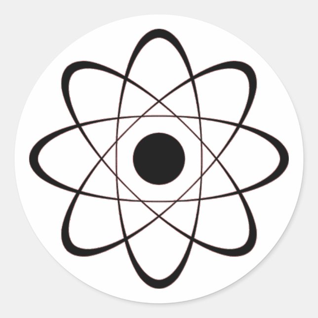 Sticker Rond atomique (Devant)
