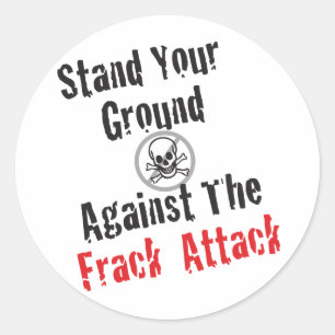 Sticker Rond Attaque de Frack
