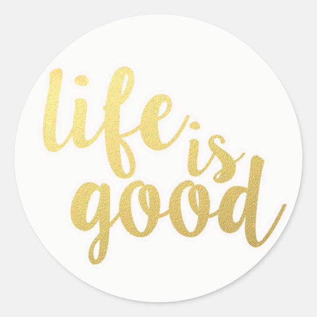 Sticker Rond Attitude de vie Citation motivationnelle Rêves bon (Devant)