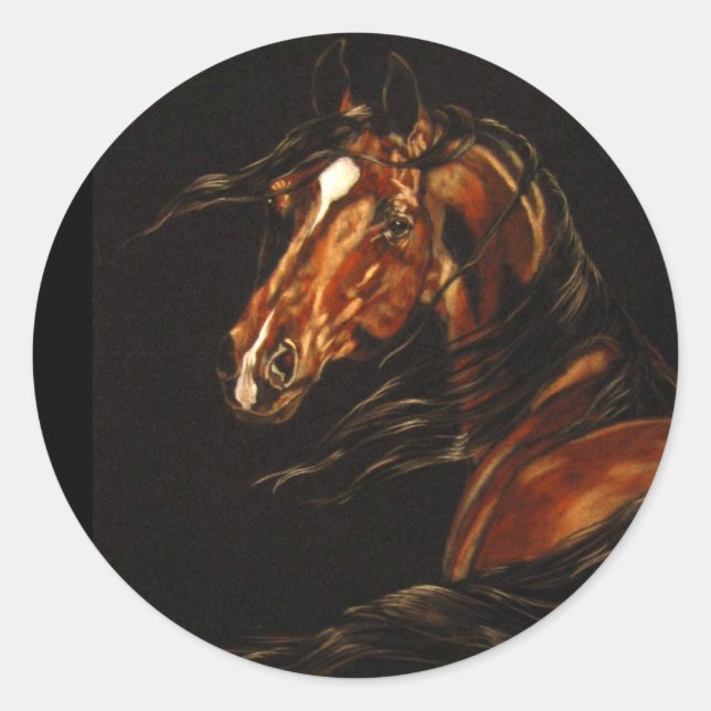 Sticker Rond Au Vent (Devant)