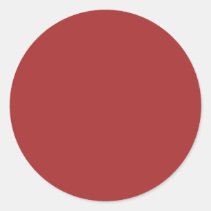 Sticker Rond Auburn (couleur solide)