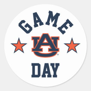 Sticker Rond Auburn University Jeu Day