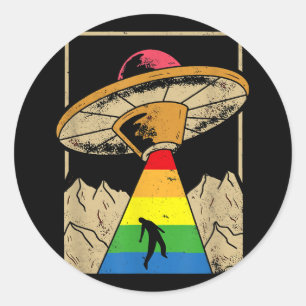 Sticker Rond Aucune règle LGBT Pride Genderqueen Copie