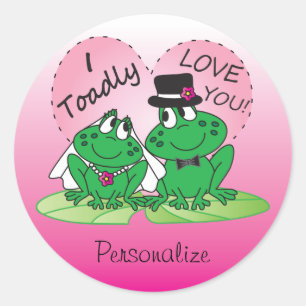 Sticker Rond Aujourd'hui vous aimez Valentine