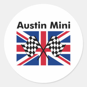 Sticker Rond Austin Mini classique