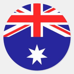 Sticker Rond australie