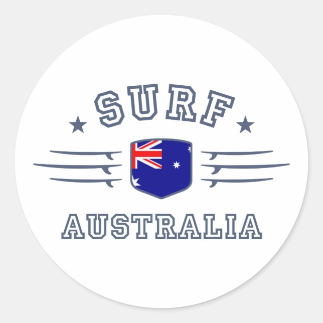 Sticker Rond Australie (Devant)