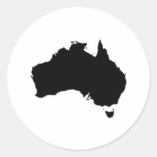 Sticker Rond Australie