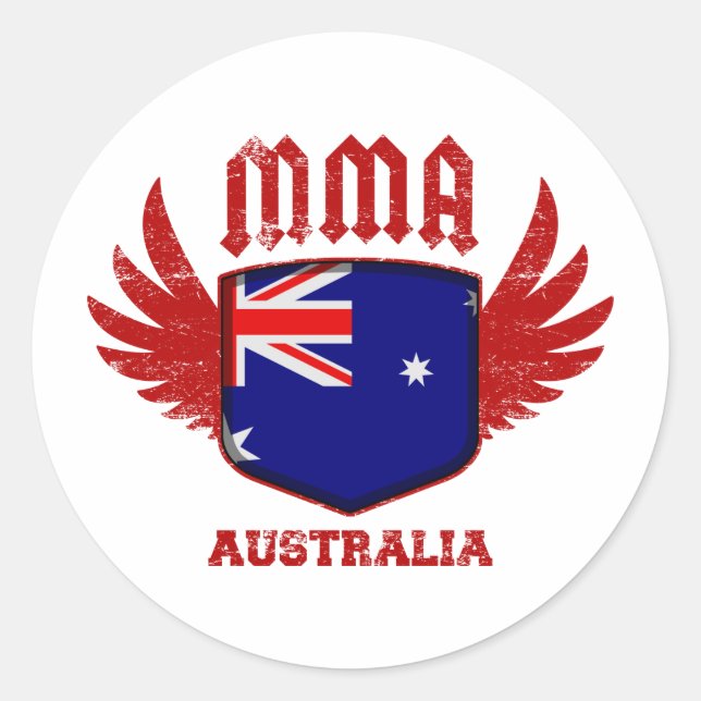 Sticker Rond Australie (Devant)