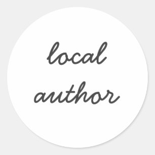 Sticker Rond auteur local