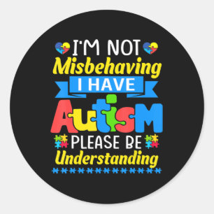 Sticker Rond Autism