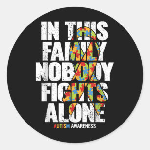 Sticker Rond Autism