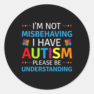 Sticker Rond Autism