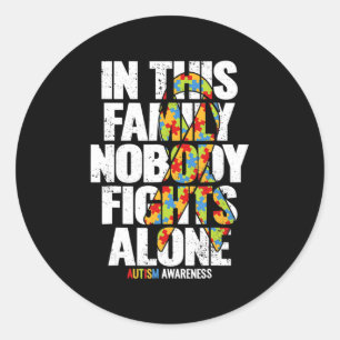 Sticker Rond Autism