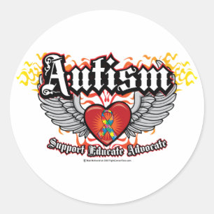 Sticker Rond Autisme