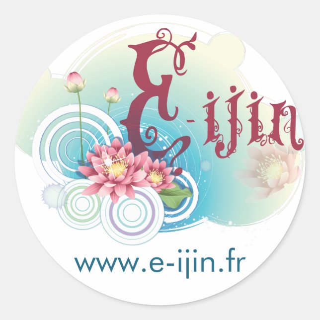 Sticker Rond Auto collant E-ijin (Devant)