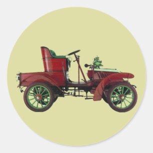 STICKER ROND AUTO-RESTAURATION, AUTOMOBILE