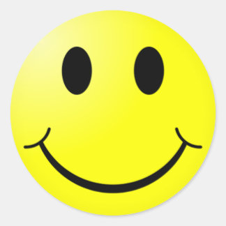 Sticker Rond autocollant_Smile