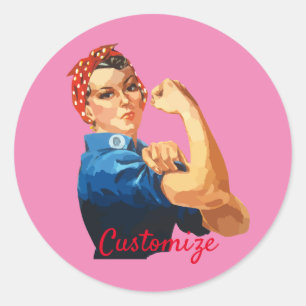 Sticker Rond  Autonomisation féminine Thunder_Cove  