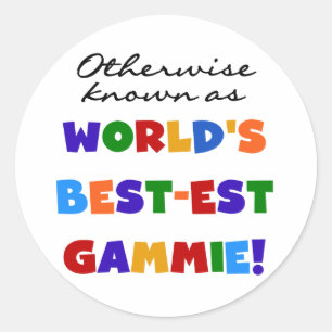 Sticker Rond Autrement connu comme T-shirts de Meilleur-est