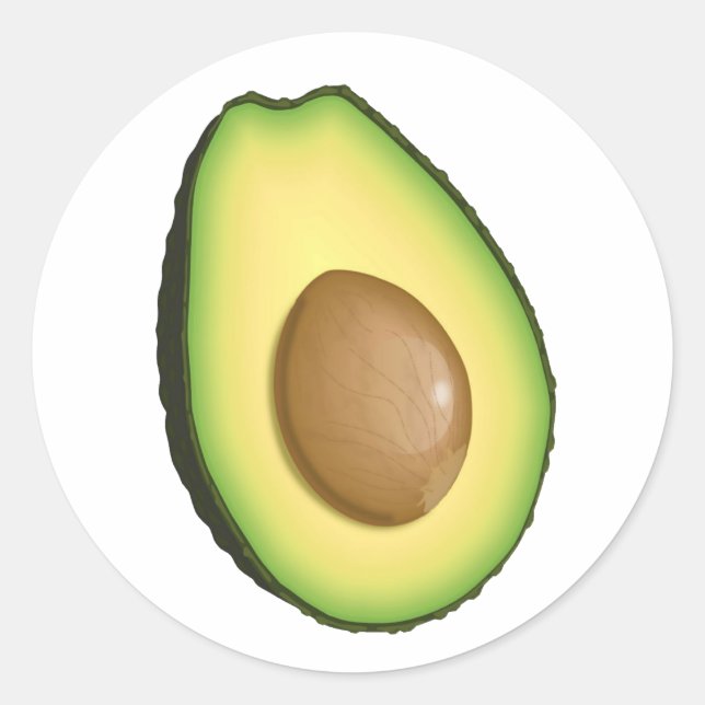Sticker Rond Avacodo (Devant)