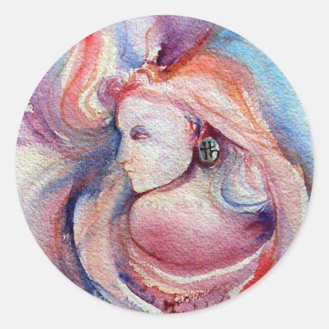 Sticker Rond AVALON / Magie et mystère (Devant)