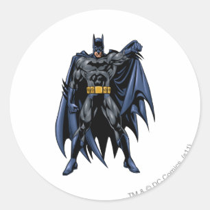Sticker Rond Avant Batman en couleur
