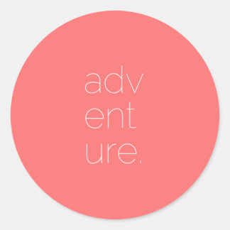 Sticker Rond Aventure