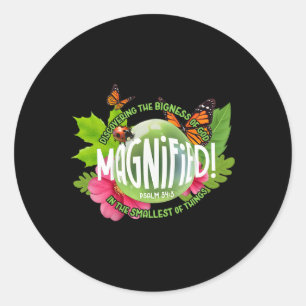 Sticker Rond Aventure Vbs 2 des plus petits insectes grossis à