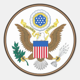 Sticker Rond Avers du Grand Sceau