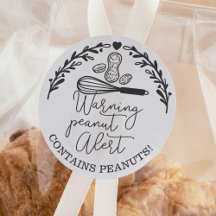 Avertissement Alerte à l'arachide - Boulangerie Al